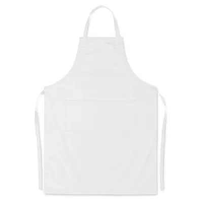 Fartuch kuchenny 190 g/m² FITTED KITAB GRANADA - Bialy (MO8441-06)