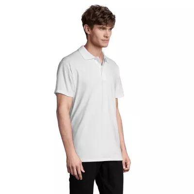 Koszulka polo męska piqué 210 g/m² Sol's SPRING II - Bialy (S11362-WH)