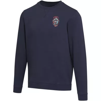 Jasper organiczna bluza unisex z recyklingu o gramaturze 280 g/m² z okrągłym dekoltem i certyfikatem OCS - Granatowy (39561-NAVY)