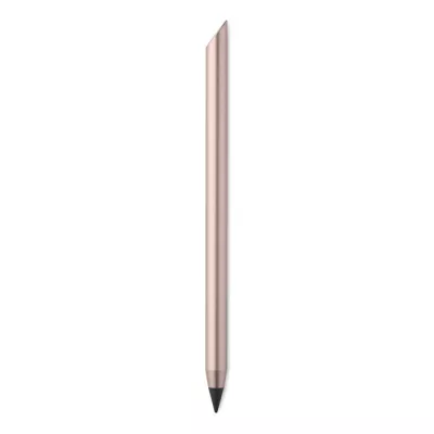 Długopis bezatramentowy z aluminium PENEVER - Bezowy/Czerwony (MO2354-95)