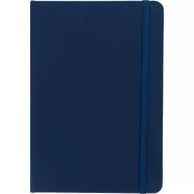 Notatnik A5 w linie z materiałów z recyklingu DOMINIK - granatowy (2526144)