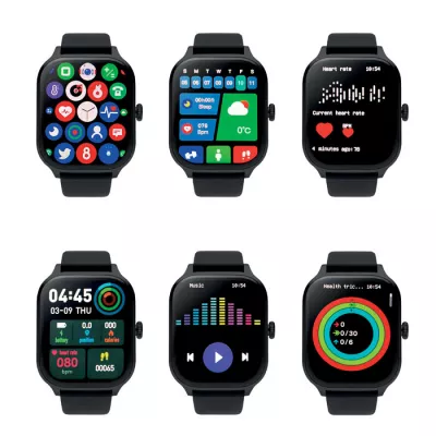 Smartwatch z ekranem dotykowym 2,01" IRTO - Czarny (MO2271-03)
