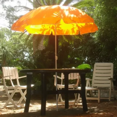 Parasol plażowy Ø150 cm FORT LAUDERDALE - pomarańczowy (507010)
