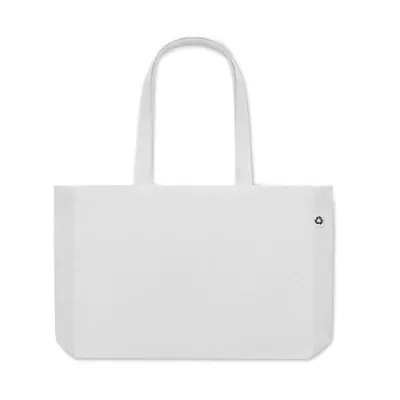 Torba z bawełny z recyklingu 280 g/m² RESPECT COLOURED - Bialy (MO6380-06)