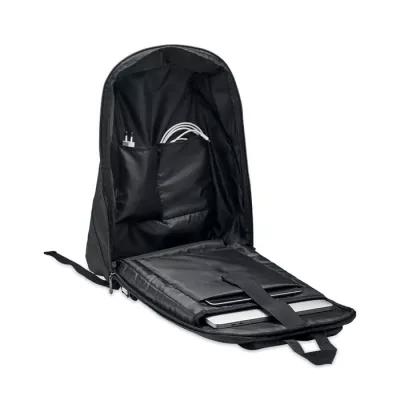 Plecak na laptop 15" RPET z przegrodą na tablet ARLON - Czarny (MO2739-03)