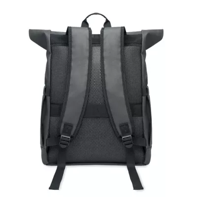 Plecak rolltop na laptop RPET 600D BANGKOK ROLL - Kamienny Szary (MO2643-15)