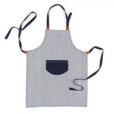 Fartuch Lord Nelson Victory w paski - ciemnoniebiesko / biały (LT54037-N1001)