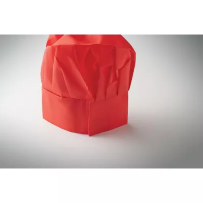 Fartuch i czapka kucharska dla dzieci 80 g/m² KID CHEF - Czerwony (MO2826-05)
