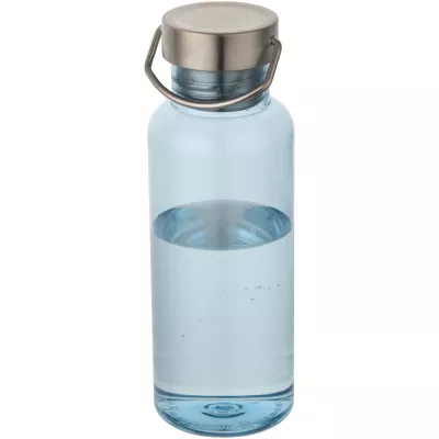 Thor - bidon na wodę wykonany z recyklingowanego tworzywa RPET certyfikowanego standardem RCS, pojemność 600 ml  - Cloud Blue (10095852)