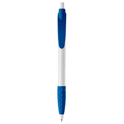 Długopis plastikowy (ABS) Cosmo - biało / królewskoniebieski (LT87622-N0114)