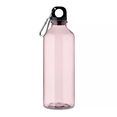 Butelka z RPET z karabińczykiem 500 ml MOSS RE500 - Przezroczysty Rózowy (MO2803-31)