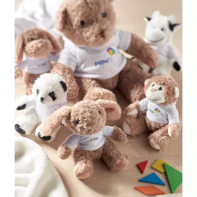 Pluszowy królik w bluzie z kapturem BUNNY - Bialy (MO2121-06)