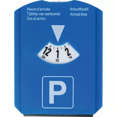 Parkometr ze skrobaczką do szyb DEIRDRE - niebieski (9901104)