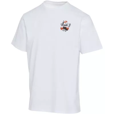 Lucas 280 g/m2 koszulka oversize unisex z bawełny organicznej z certyfikatem OCS  - Biały (39562-WHITE)