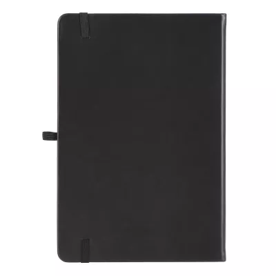 Notatnik Iroko z twardą okładką Laser A5 - czarno / czarny (LT92090-N0202)