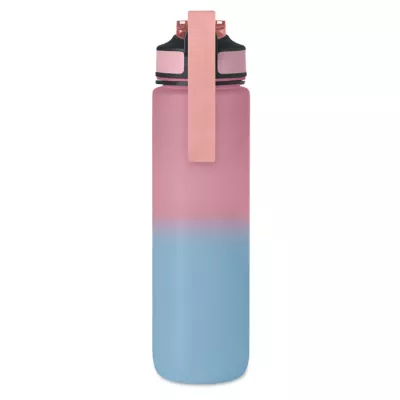 Butelka sportowa RPET 1000 ml ze słomką ACTIVATE - Dziecięcy Róż (MO2489-11)