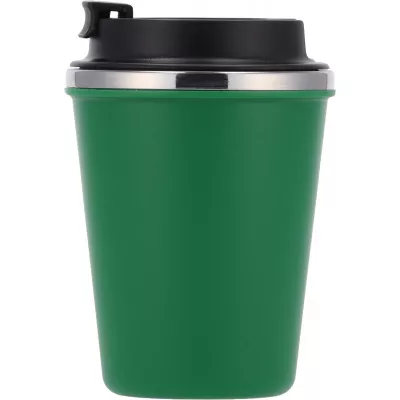 Kubek termiczny 350 ml z powłoką z recyklingu METODY - zielony (8496209)
