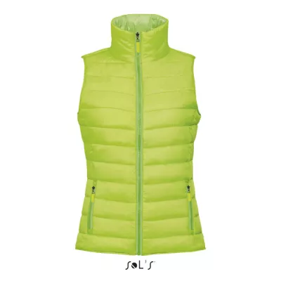 Kamizelka pikowana damska Sol's WAVE WOMEN - Neon Lime (S01437-NL)