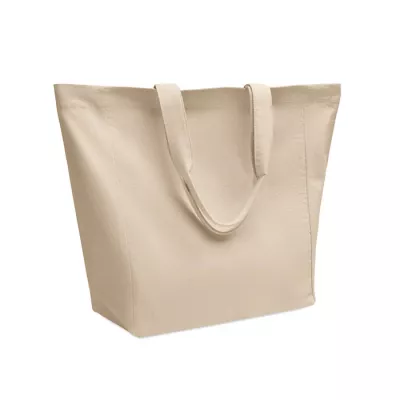 Torba bawełniana z klinem 220 g/m² PURI - Bezowy (MO2790-13)