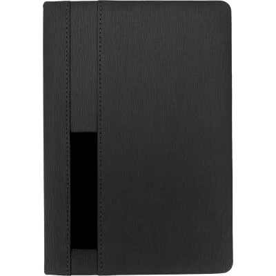 Notatnik A5 w kratkę CLELIA - czarny (2136303)