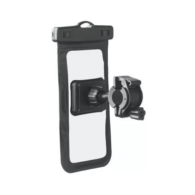 Uchwyt rowerowy na telefon wodoodporny IPX6 SOSTENER - Czarny (MO2430-03)