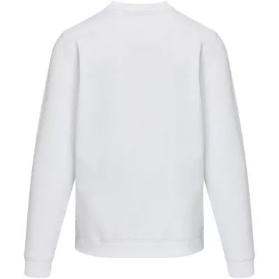 Jasper organiczna bluza unisex z recyklingu o gramaturze 280 g/m² z okrągłym dekoltem i certyfikatem OCS - Biały (39561-WHITE)