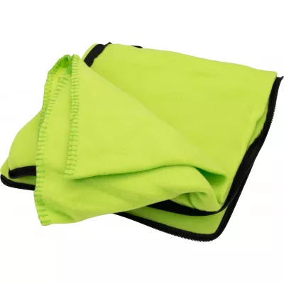 Koc z polaru/poduszka 2w1 RADCLIFF - jasnozielony (277529)