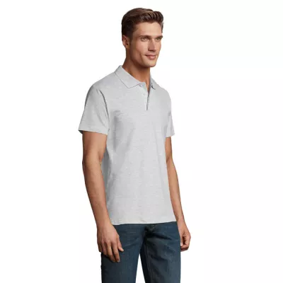 Koszulka polo męska piqué 210 g/m² Sol's SPRING II - Popiól (S11362-AS)