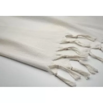 Ręcznik hammam z recyklingu 75x150 cm 140 g/m² AGOURA - Szary (MO6554-07)