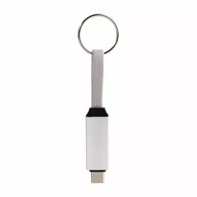 Keycab přívěsek na klíče 60W kabel USB-C - srebrny (AP864151-21)