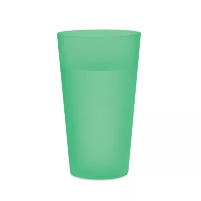 Kubek eventowy wielorazowy z PP 500 ml FESTA LARGE - Przezroczysty Zielony (MO9907-24)