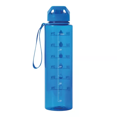 Sportowa butelka na wodę AQUA LEVEL - niebieski (56-0603187)