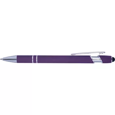 Długopis z touch pen-em - fioletowy (V1917-13)