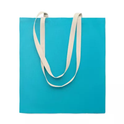 Torba bawełniana 140 g/m² ZEVRA COLOUR - Turkusowy (MO2868-12)