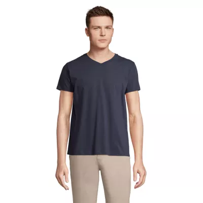 Koszulka unisex z dekoltem w serek Sol's REGENT V - French Navy (S04765-FN)