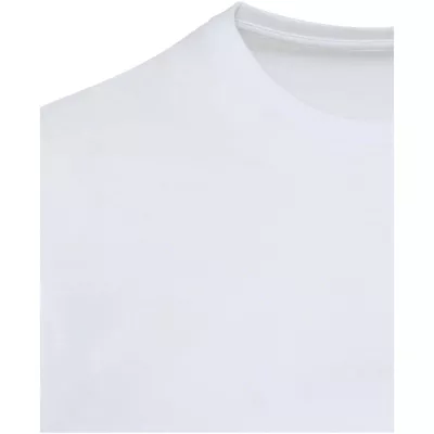 Azurite organiczna koszulka unisex o gramaturze 160 g/m² z krótkim rękawem i certyfikatem OCS - Biały (39554-WHITE)