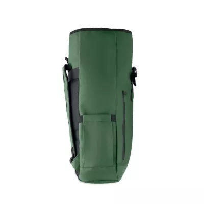 Plecak rolltop na laptop RPET 600D BANGKOK ROLL - Ciemnozielony (MO2643-60)