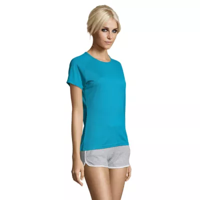 Koszulka sportowa damska 140 g/m² Sol's SPORTY WOMEN - Aqua (S01159-AQ)