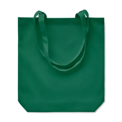 Torba bawełniana na zakupy 270 g/m² RASSA COLOURED - Ciemnozielony (MO6442-60)