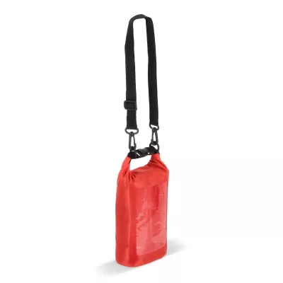 Wodoszczelna torba Ripstop 2L na telefon komórkowy – IPX6 - czerwony (LT95359-N0021)