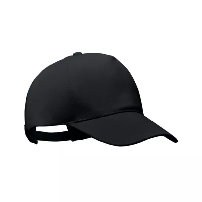 Czapka z daszkiem organiczna 250 g/m² BICCA CAP - Czarny (MO6432-03)