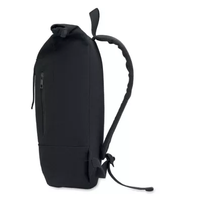 Plecak rolltop na laptop 15" 340 g/m² KOPER ROLL - Czarny (MO2400-03)
