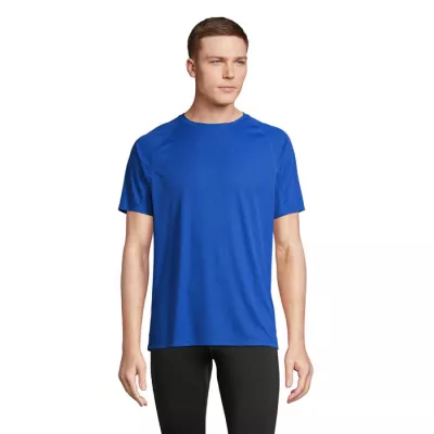 Koszulka sportowa unisex z recyklingu Sol's VORTEX - Niebieski (S04787-RB)