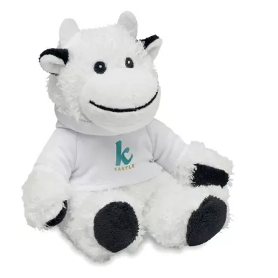 Maskotka krowa w bluzie z kapturem MANNY - Bialy (MO6735-06)