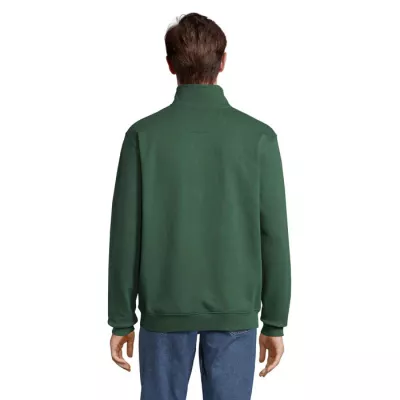 Bluza ze stójką i zamkiem 1/4 Sol's CONRAD - Ciemno-Zielony (S04234-BO)
