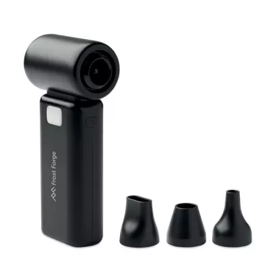 Wentylator przenośny turbo z LED TECHMATE BAMBOO - Czarny (MO2650-03)