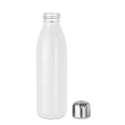 Butelka szklana ze stalową pokrywką 650 ml ASPEN GLASS - Bialy (MO9800-06)