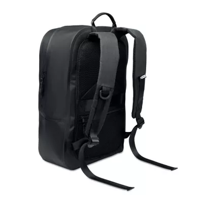 Plecak na laptop 16" wodoodporny RPET BRENNA - Czarny (MO2600-03)