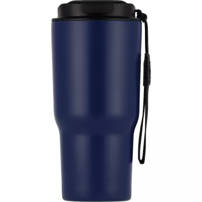 Kubek termiczny 550 ml ze stali z recyklingu DANA - granatowy (8523944)