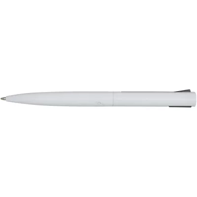 Clast podkładka A4 z zamknięciem magnetycznym i długopisem z certyfikatem RCS z recyklingu (czarny tusz) - Biały (10705001)